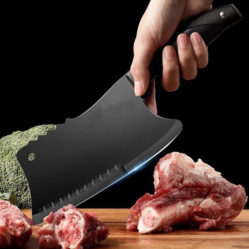 Damascus Steel Meat Cleaver – Dual-Purpose Chopping Knife Butcher Cleaver Knife Axl