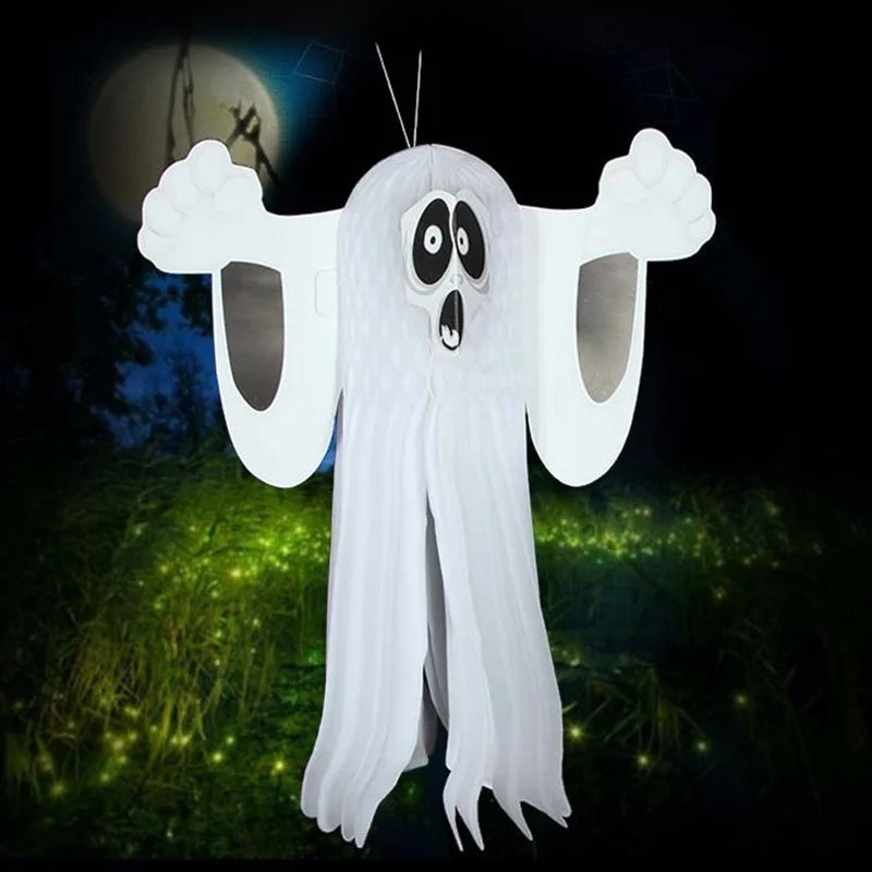 3D Halloween Ghost Hanging Ornament | Spooky Party Décor Halloween Hanging Decoration Axl