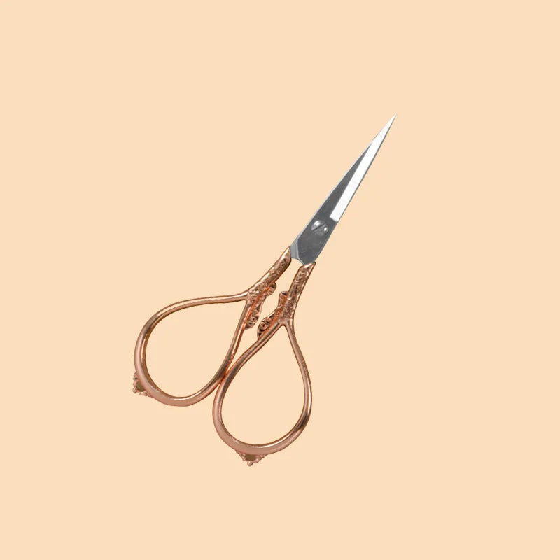 Vintage Stainless Steel Sewing Scissors – Embroidery & Tailor Sewing Scissors Axl Rose Gold