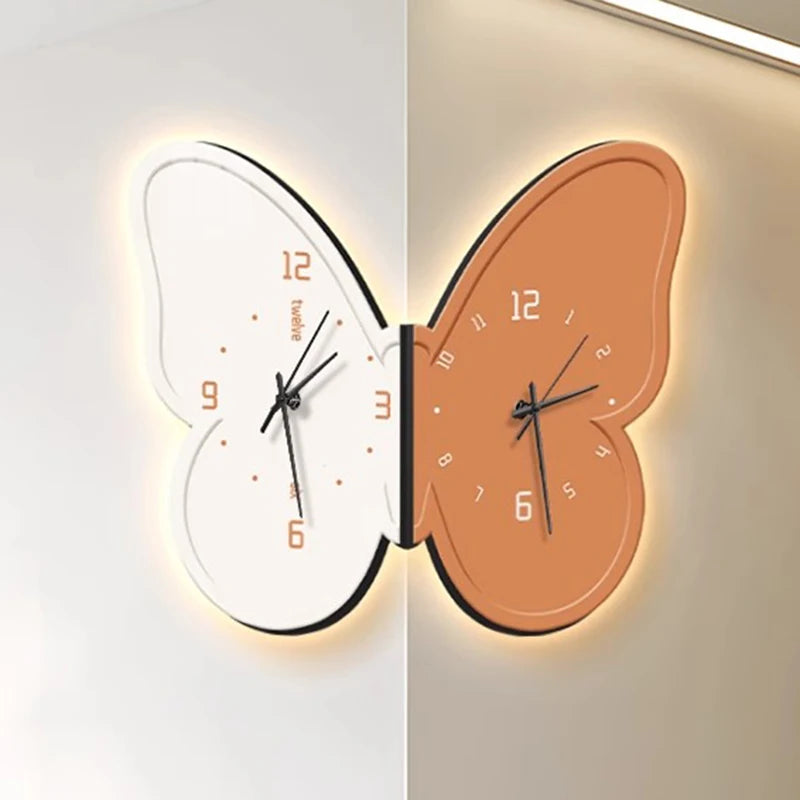 Luminous Silent Wall Clock – Nordic Light Luxury Home Décor Wall Clock Axl