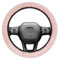 Winter Plush Retractable Steering Wheel Cover – Universal Fit Steering Wheel Cover Axl pink
