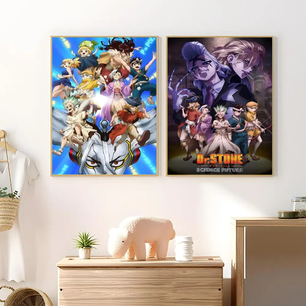 Dr. Stone Anime Waterproof PVC Wall Stickers – Poster Décor Anime Wall Sticker Axl