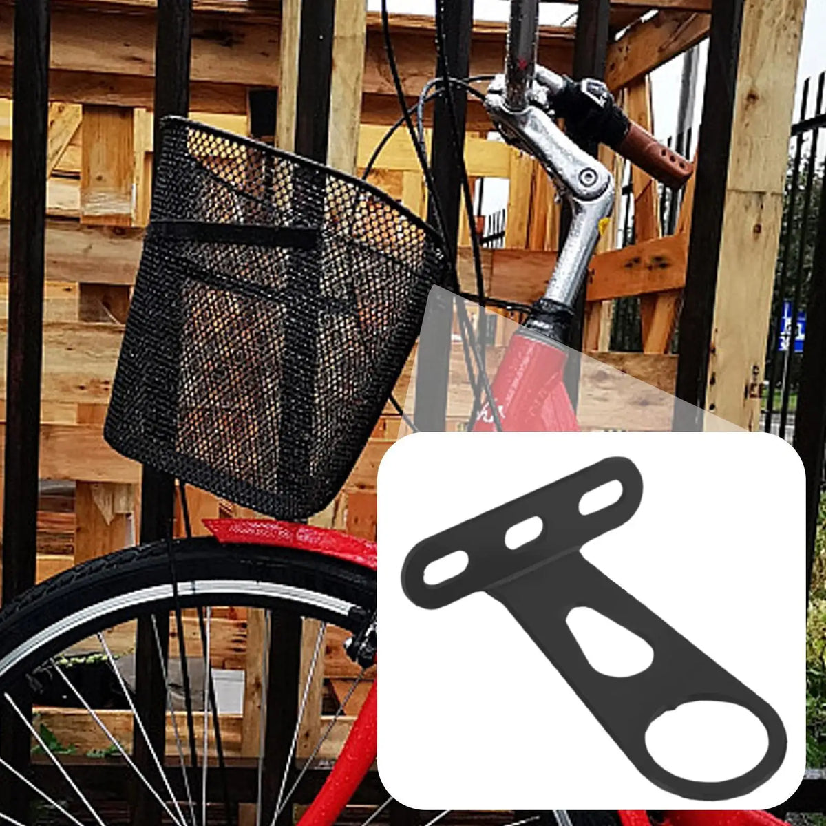 Universal Bike Basket Mounting Bracket – Front & Rear Bike Basket Bracket Axl