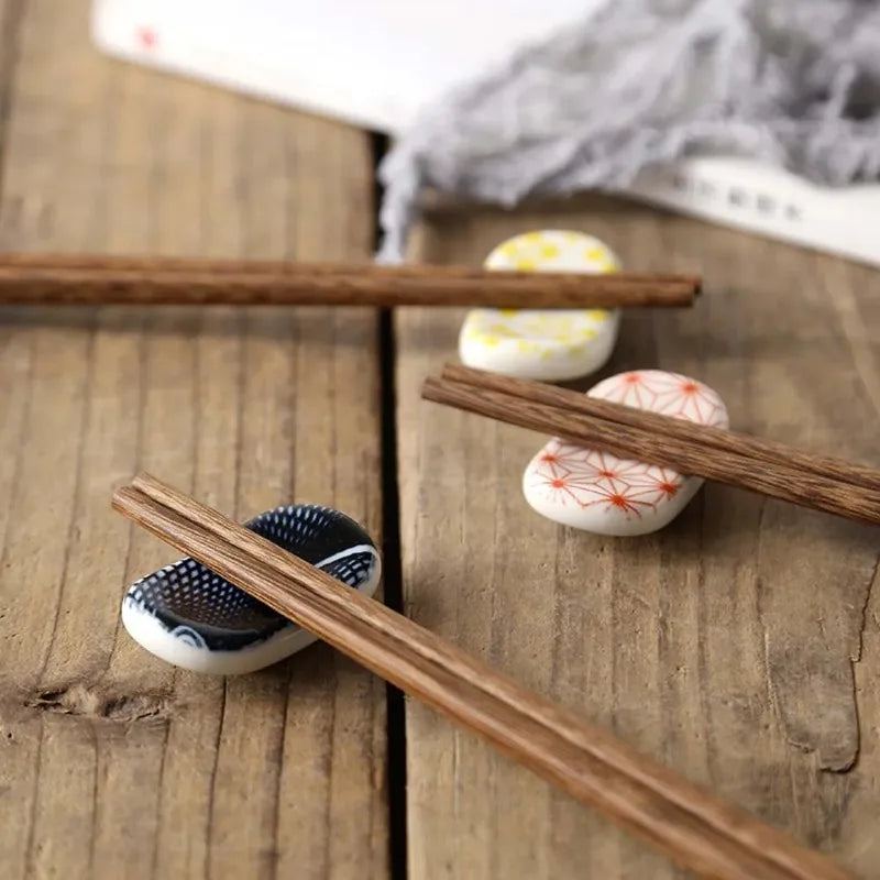 Japanese Ceramic Chopstick & Spoon Rest Holder – Oval & Square Chopstick Rest Holder Axl