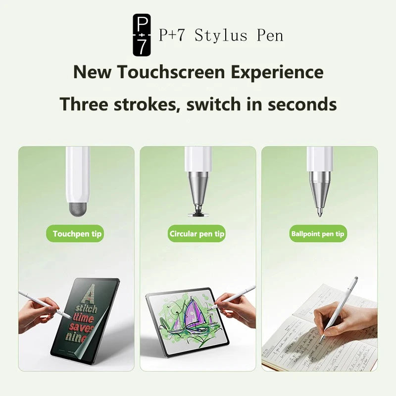 P+7 BP28 Universal Stylus & Ballpoint Pen for iOS & Android Stylus Pen Axl