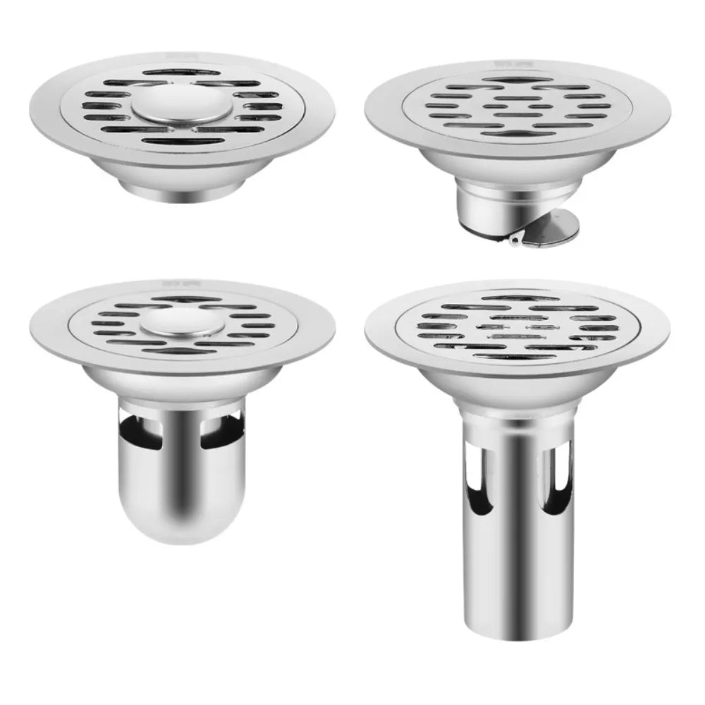 Stainless Steel Square Floor Drain – Anti-Odor Strainer Cover Floor Drain Strainer Axl