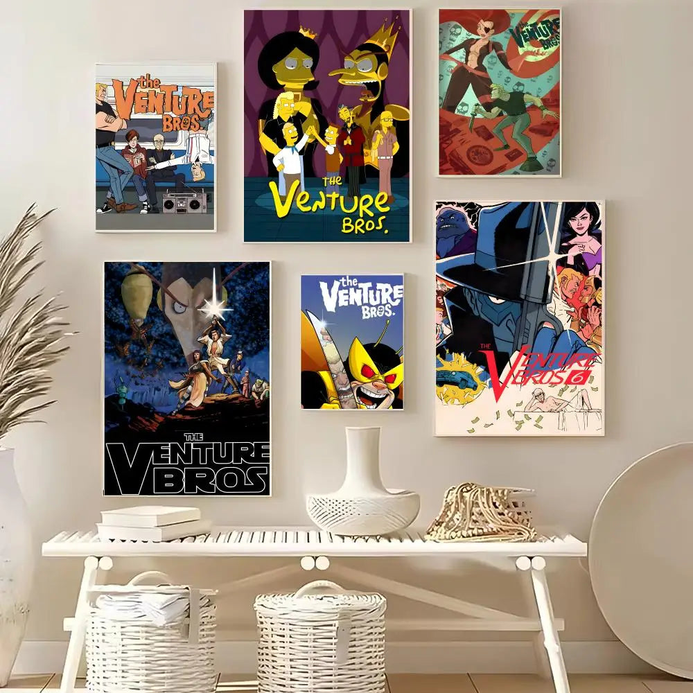 The Venture Bros HD Self-Adhesive Waterproof Poster | Wall Art Wall Art Poster Axl