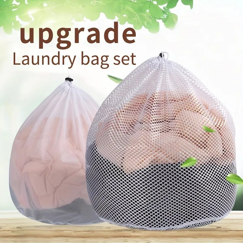 Mesh Laundry Bag with Drawstring – Durable Polyester & Reusable Mesh Laundry Bag Axl