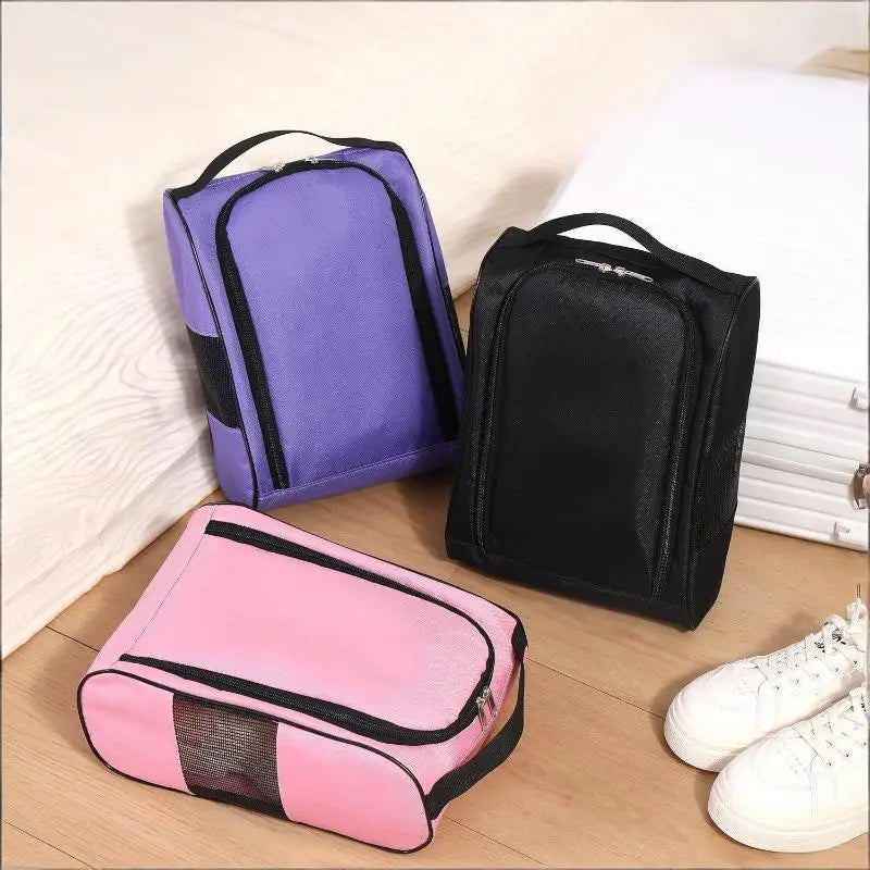 Portable Oxford Sports Shoe Bag – Breathable Dustproof Pouch Sports Shoe Bag Axl