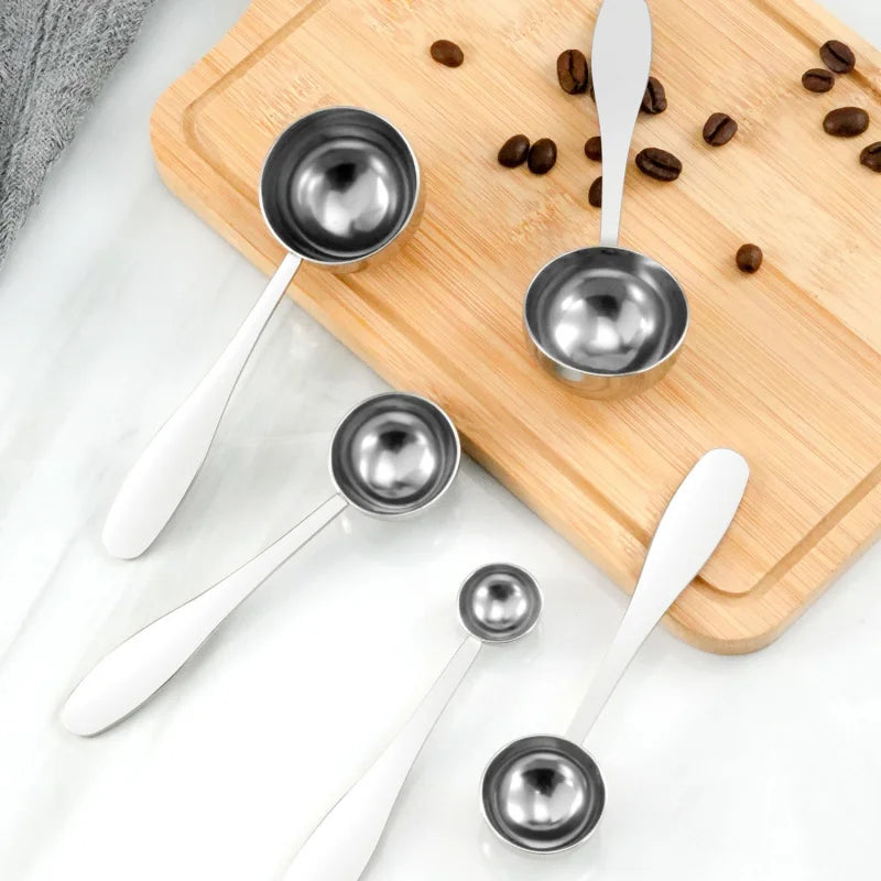 Stainless Steel Gram Measuring Spoons – 1g 3g 5g 10g Scoop Set Measuring Spoon Set Axl
