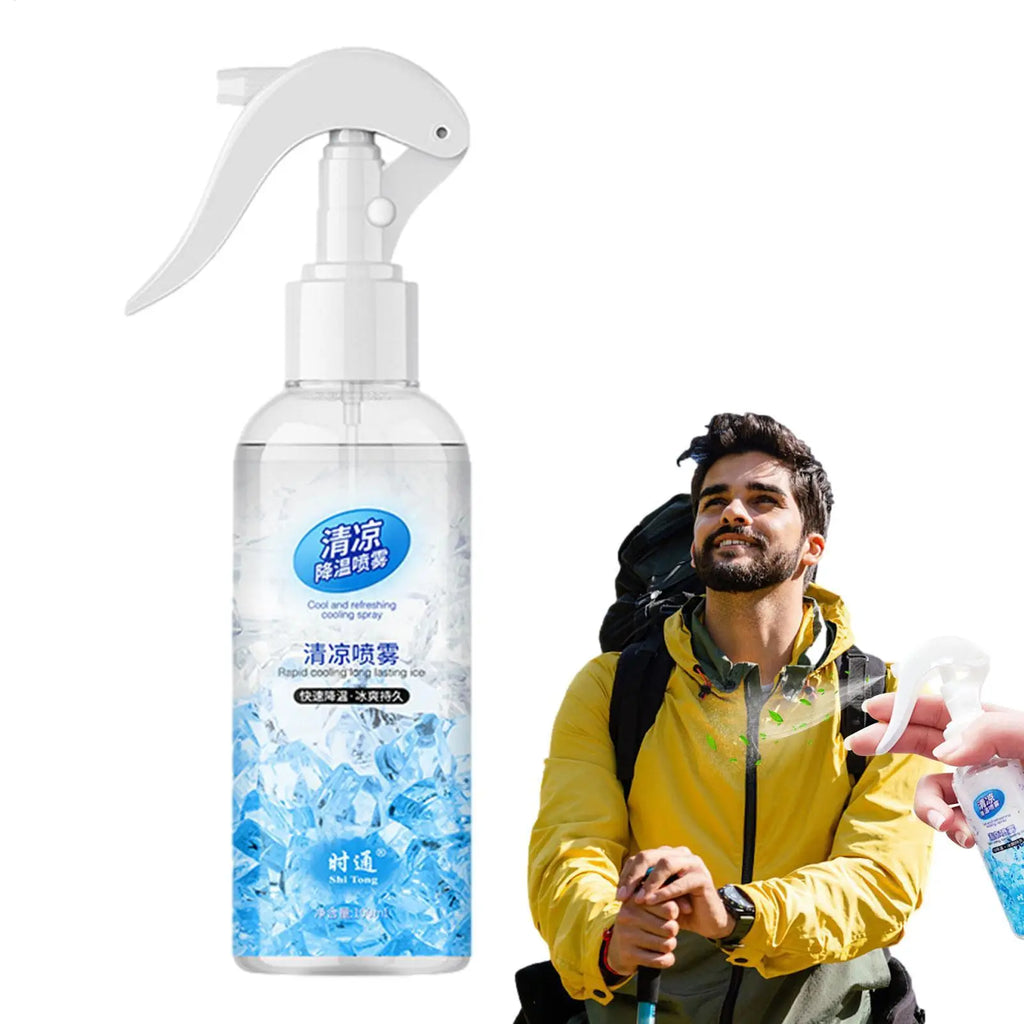 100ml Portable Cooling Mist Spray – Face & Body Summer Mist Cooling Body Spray Axl
