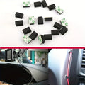 Adhesive Car Wire Clips – Cable & Cord Organizer Clamps Car Cable Organizer Axl Black