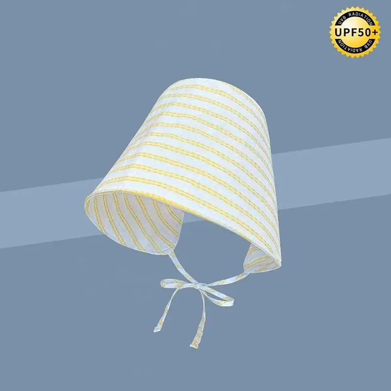 Women's Wide Brim Foldable Striped Bucket Hat | Sun Hat Wide Brim Sun Hat Axl Yellow one size