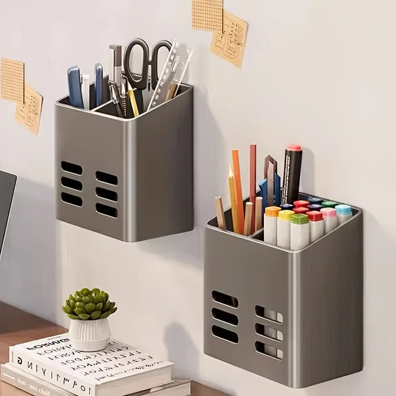 Wall-Mounted Plastic Organizer for Pens, Brushes & Tools Wall-Mounted Organizer Axl