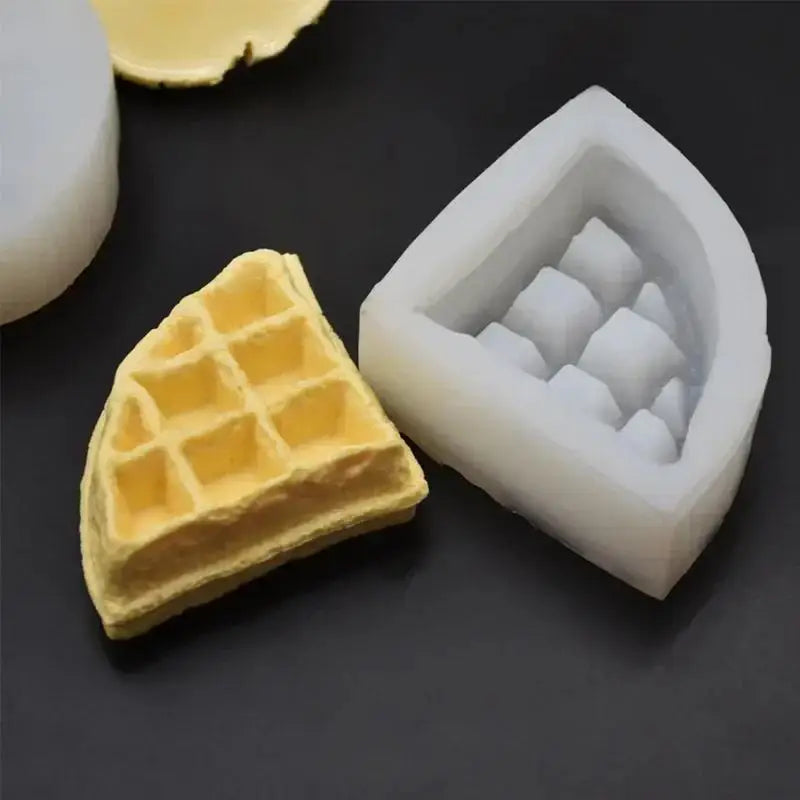 Waffle Silicone Mold – Chocolate, Candy, Cake, Soap & Candle Silicone Baking Mold Axl