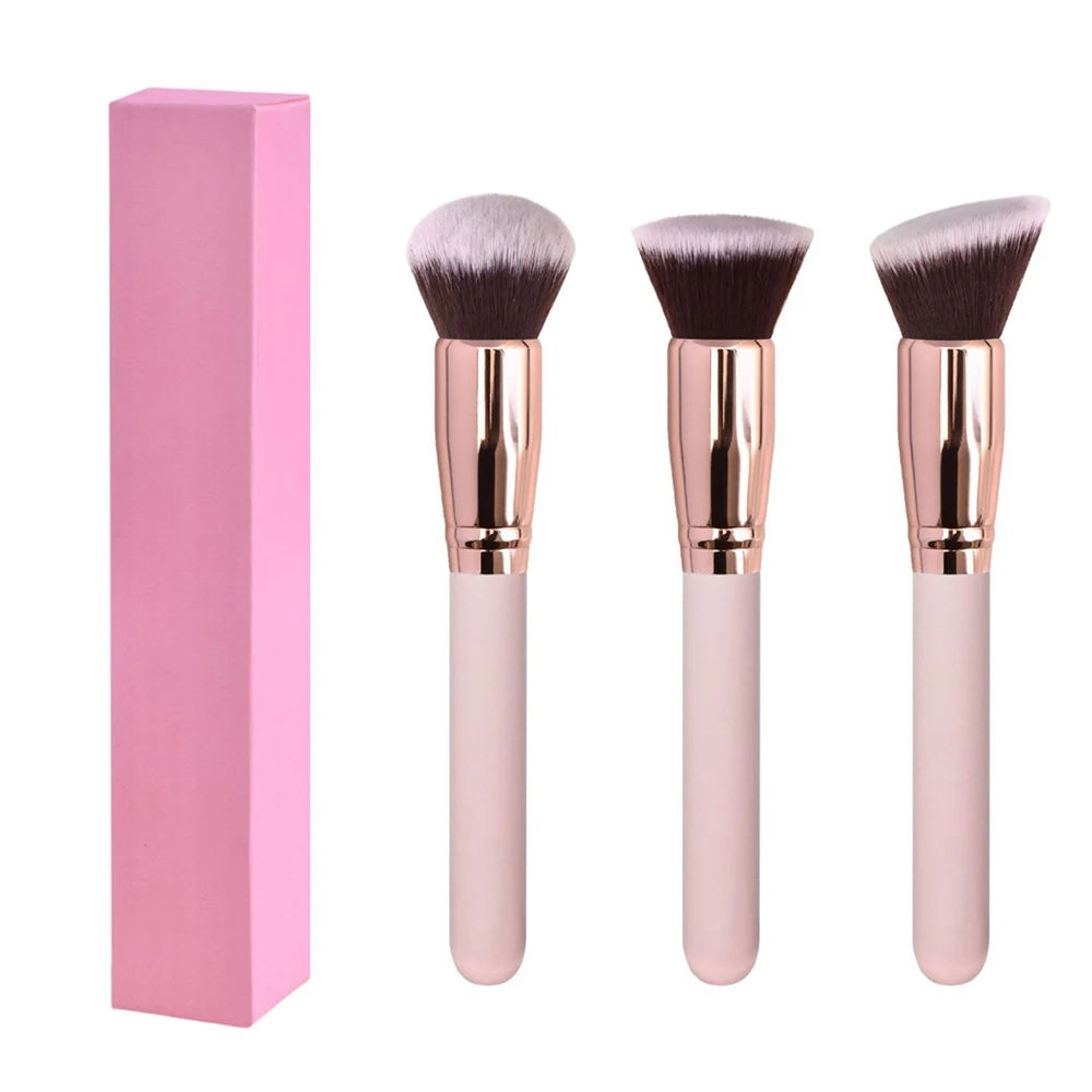 10-Pack Vegan Blush Contour Foundation Makeup Brushes Wholesale Makeup Brush Set Axl