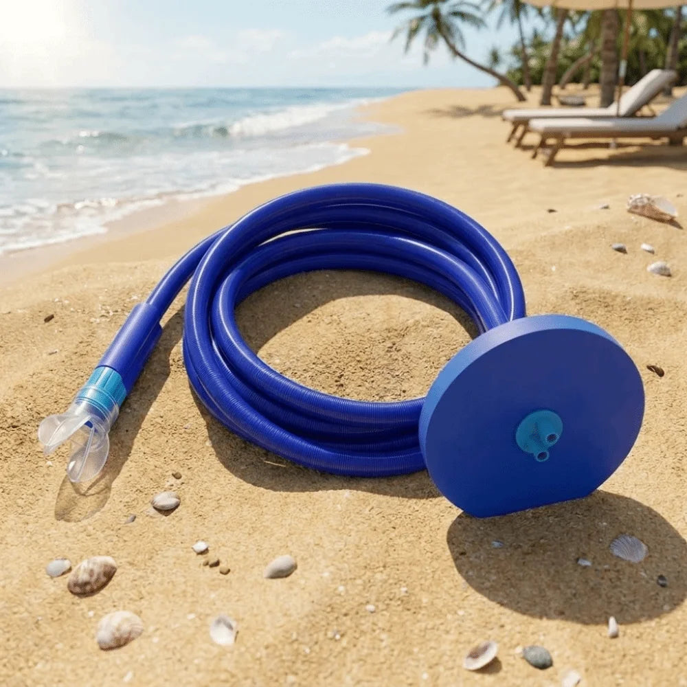 Double Tube Silicone Diving Snorkel Breathing Tube 1.5–4.5m Diving Snorkel Tube Axl