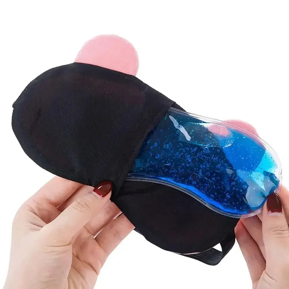 2-Pack Reusable Gel Eye Mask Ice Packs – Hot & Cold Compress Gel Eye Compress Axl