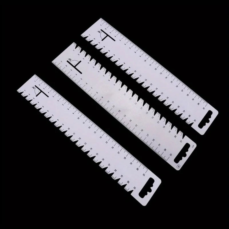 21cm Soft Patchwork Ruler – Quilting & Sewing Measuring Tool Quilting Ruler Axl 3pcs