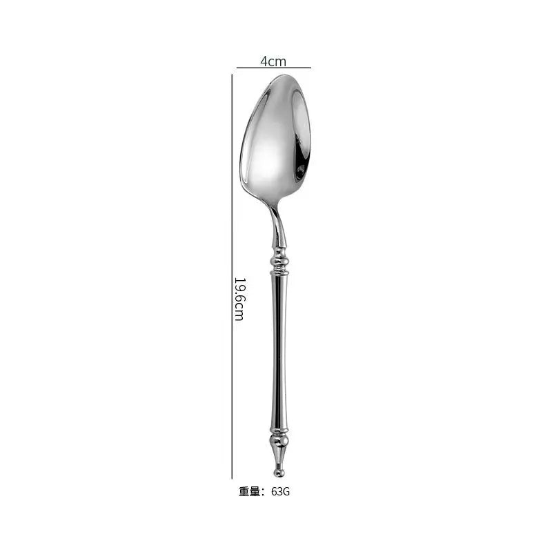 304 Stainless Steel Flatware Set – Steak Knife, Fork & Spoon Stainless Steel Flatware Set Axl C China Mainland