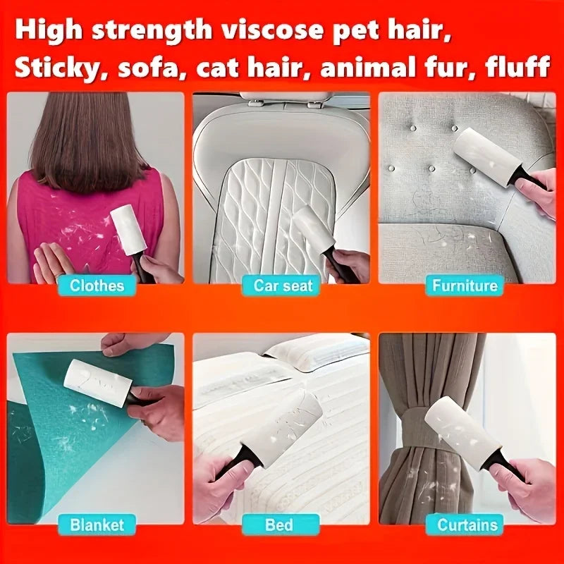 Ultra Sticky Lint Roller Set – Pet Hair Remover 3/5/8 Pack Lint Roller Set Axl