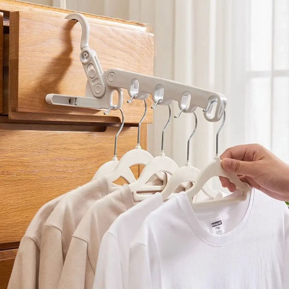 Foldable Travel Clothes Drying Rack – 5-Hole Hook Foldable Drying Rack Axl