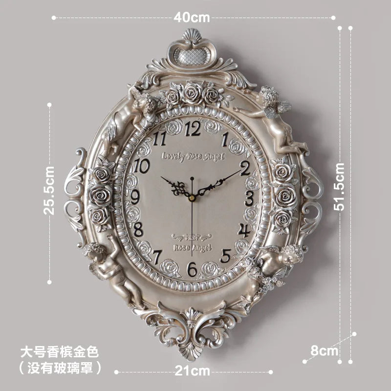 Nordic 3D Large Silent Wall Clock – Modern Home Decor Wall Clock Axl Style C Large