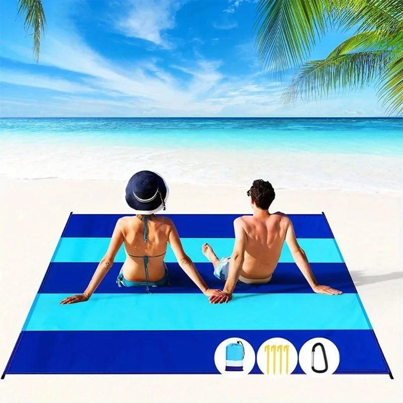 Large Sandproof Beach Blanket for 4–7 Adults | Picnic Mat Outdoor Picnic Blanket Axl