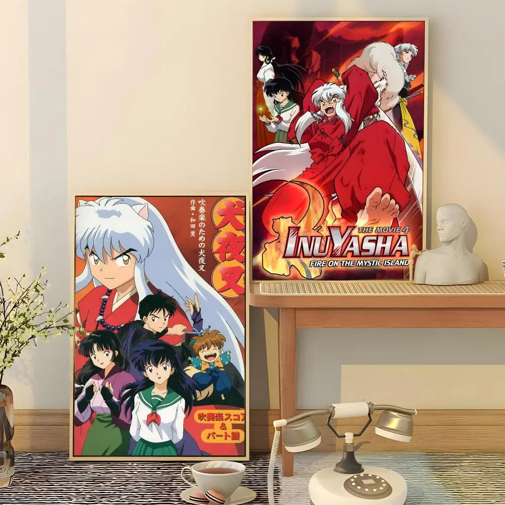 Inuyasha Waterproof PVC Poster Stickers – Anime Wall Décor Anime Wall Sticker Axl