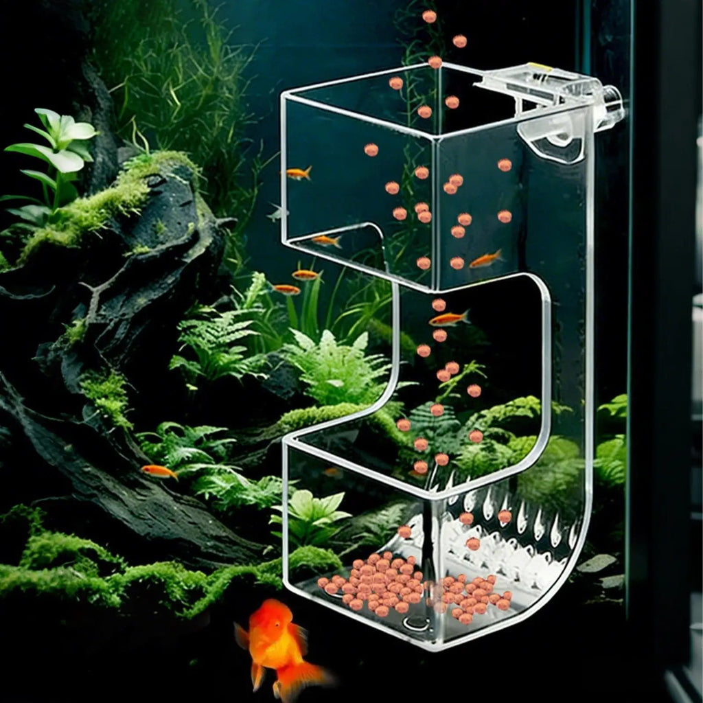 Aquarium Floating Feeding Ring – Fish Tank Food Tray Feeder Aquarium Fish Feeder Axl