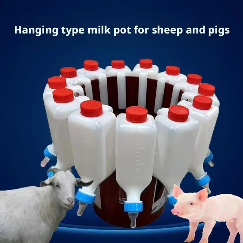 Hangable Lamb Feeding Bottle 500ml/800ml | Sheep Goat Piglet Animal Feeding Bottle Axl