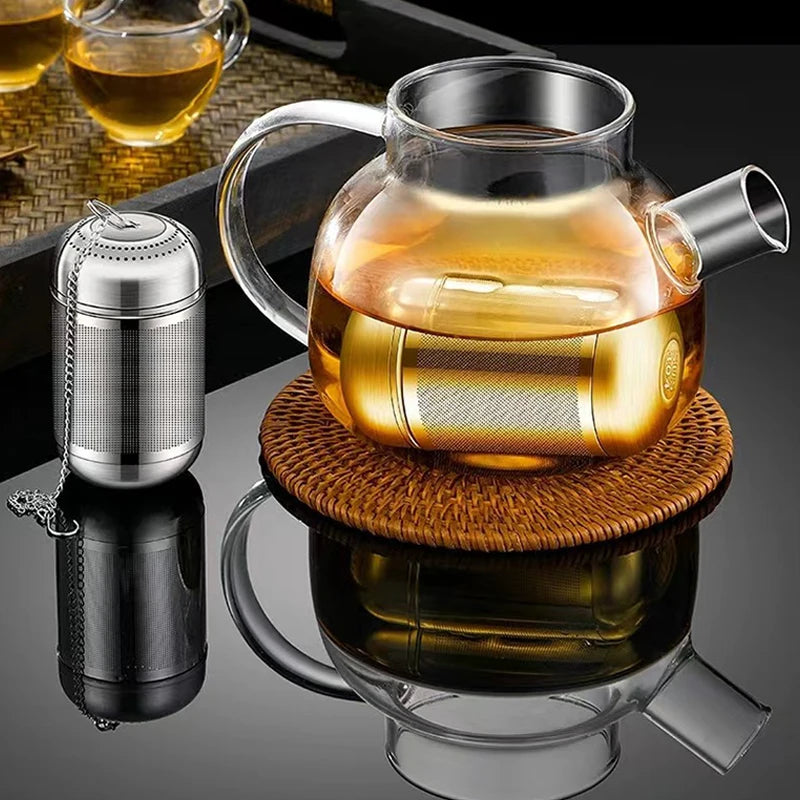 Stainless Steel Tea Infuser Ball Strainer – Fine Mesh S/M/L Tea Infuser Strainer Axl