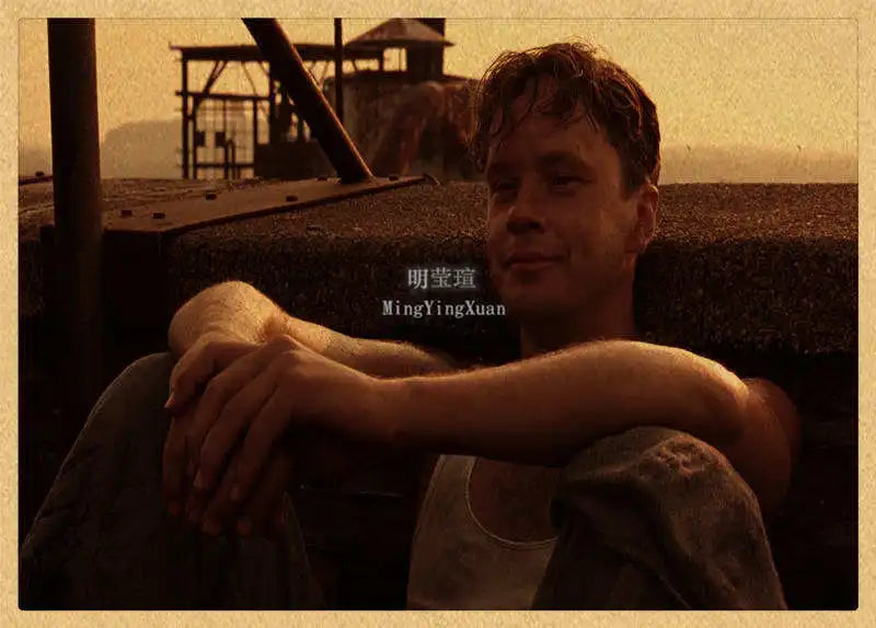 Shawshank Redemption Vintage Kraft Paper Poster | Wall Art Vintage Movie Poster Axl 27 42x30cm