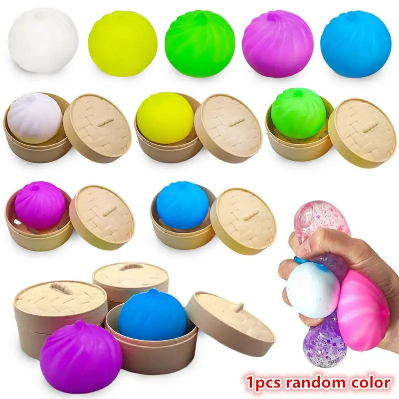 Steamed Bun Squeeze Toy – Slow Rise Sensory Fidget Toy Squeeze Fidget Toy Axl 1PC Random