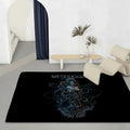 Meshuggah Metal Band Flannel Floor Mat – Non-Slip Indoor Rug Flannel Floor Mat Axl White4 120x160cm