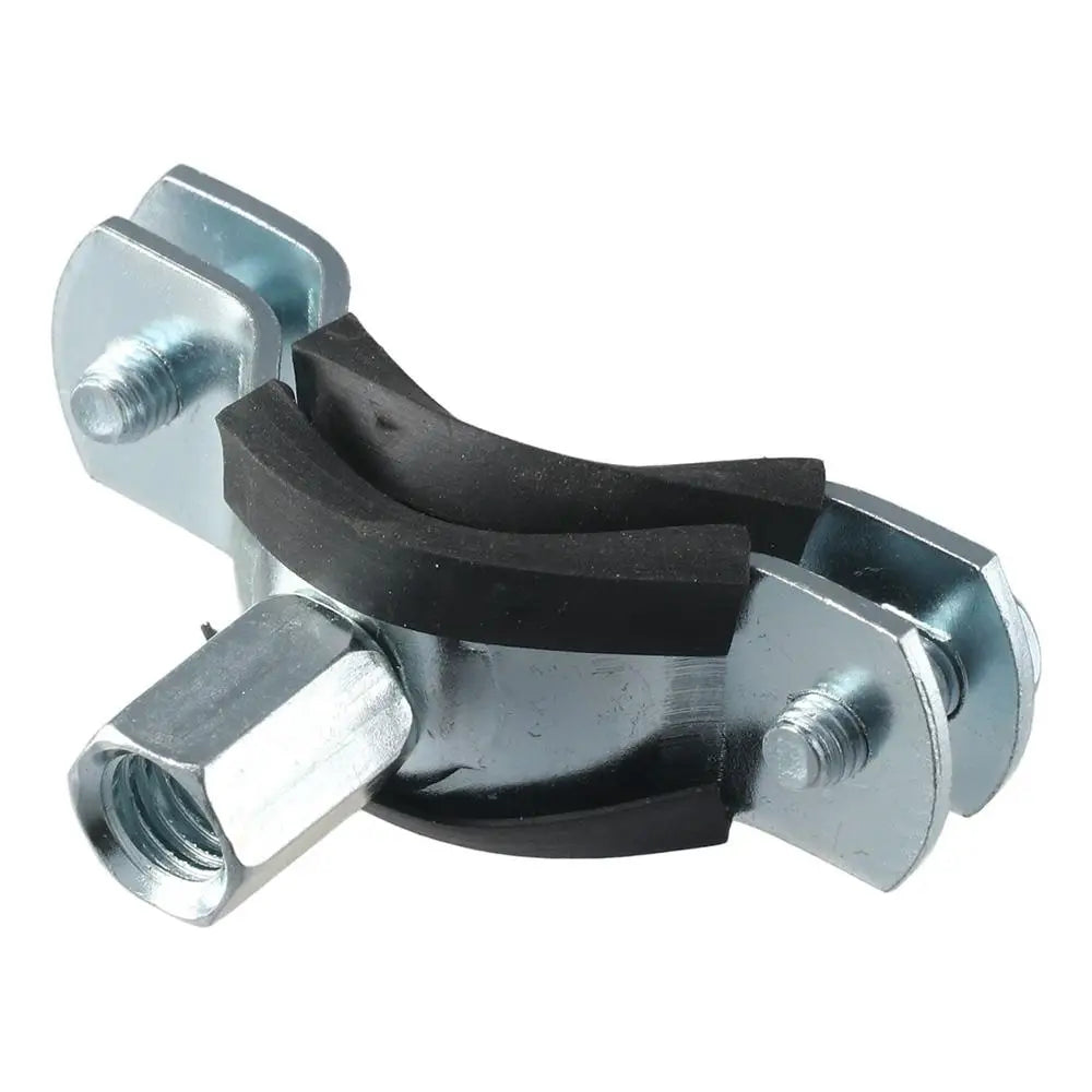 2-Pack M8 Adjustable Pipe Support Clamps – Galvanized & Rubber Pipe Support Clamp Axl