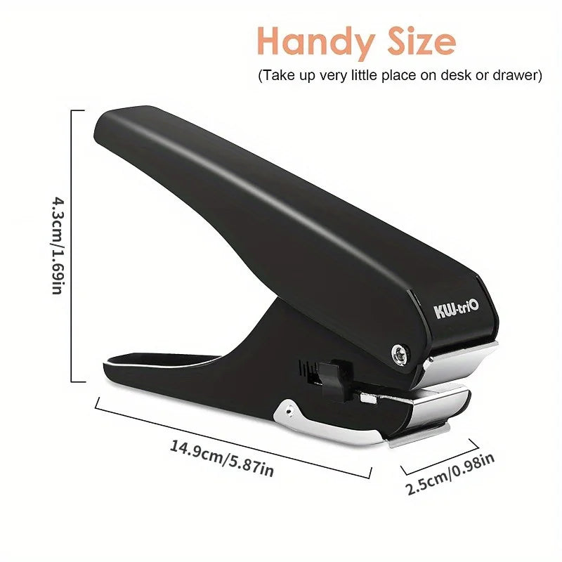 Metal Oval Single Hole Punch 4×15mm – Ellipse Paper Puncher Oval Hole Punch Axl