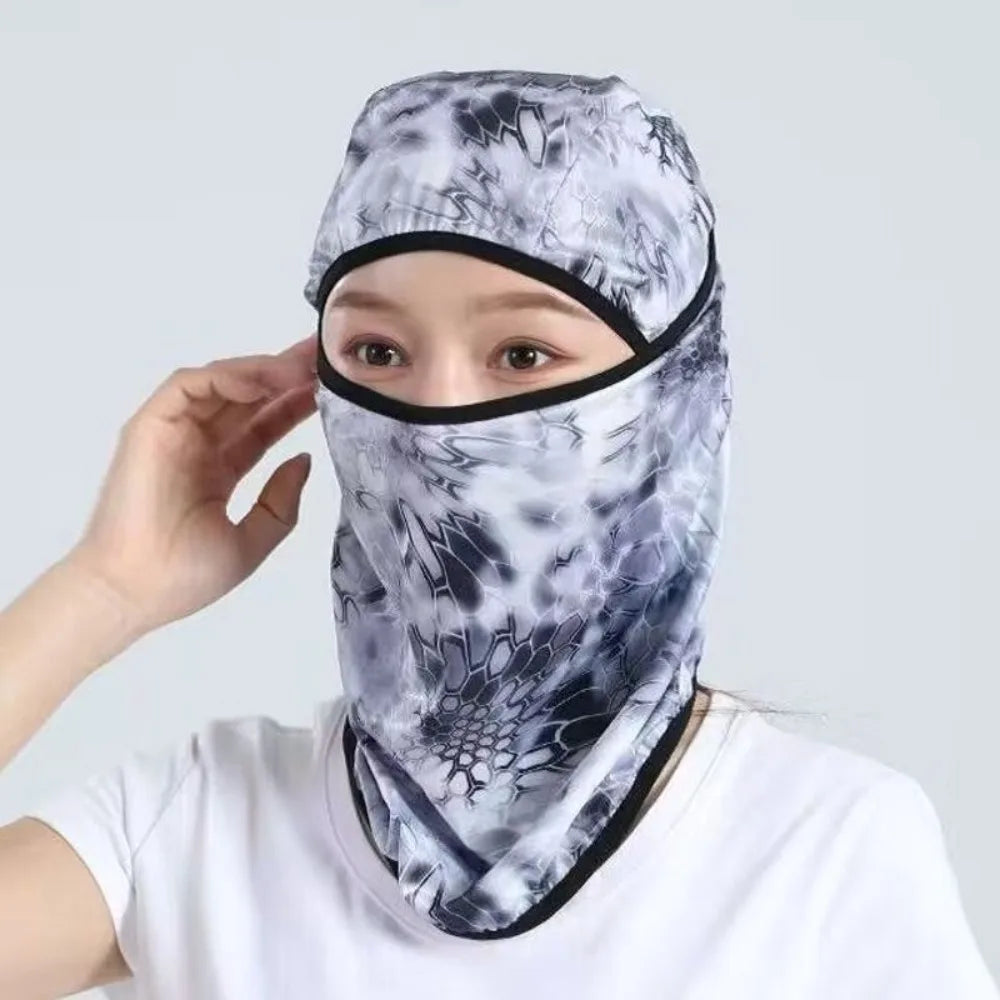 Motorcycle UV Protection Full Face Mask – Breathable Riding Cover Riding Face Mask Axl