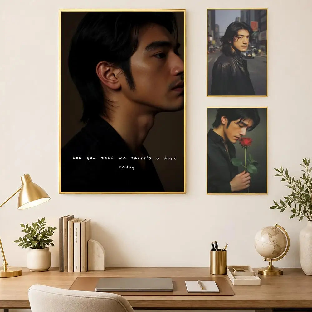 Takeshi Kaneshiro HD Wall Poster – Self-Stick Waterproof Art Wall Art Poster Axl