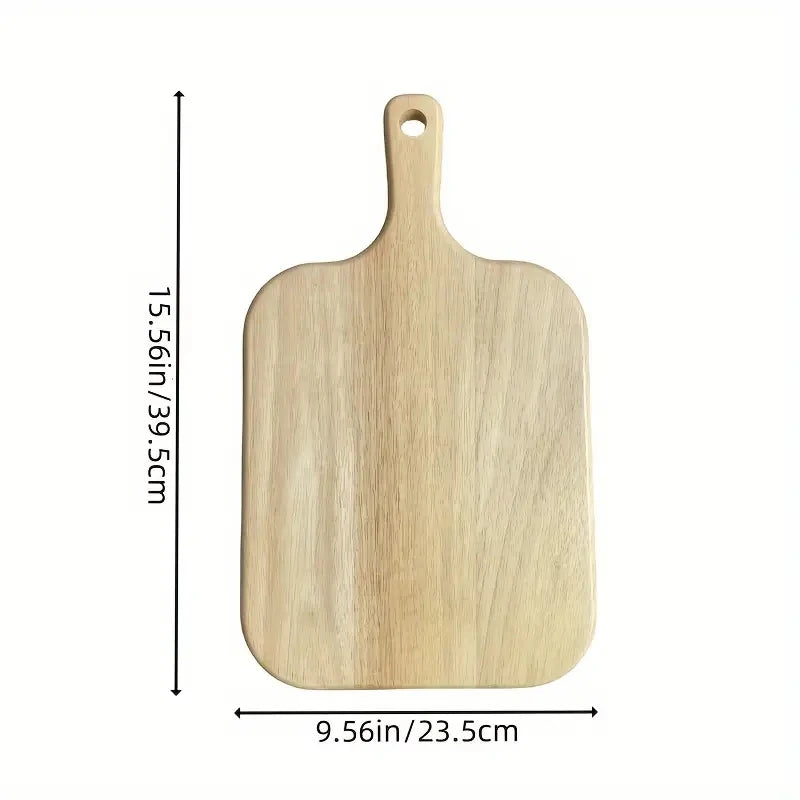Wooden Cutting Board with Handle – Charcuterie & Cheese Board Wooden Cutting Board Axl Random wood grain C