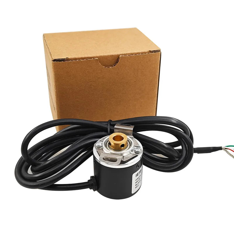 IE38 Hollow Shaft Incremental Rotary Encoder 12-24V 100-1000PPR Rotary Encoder Sensor Axl