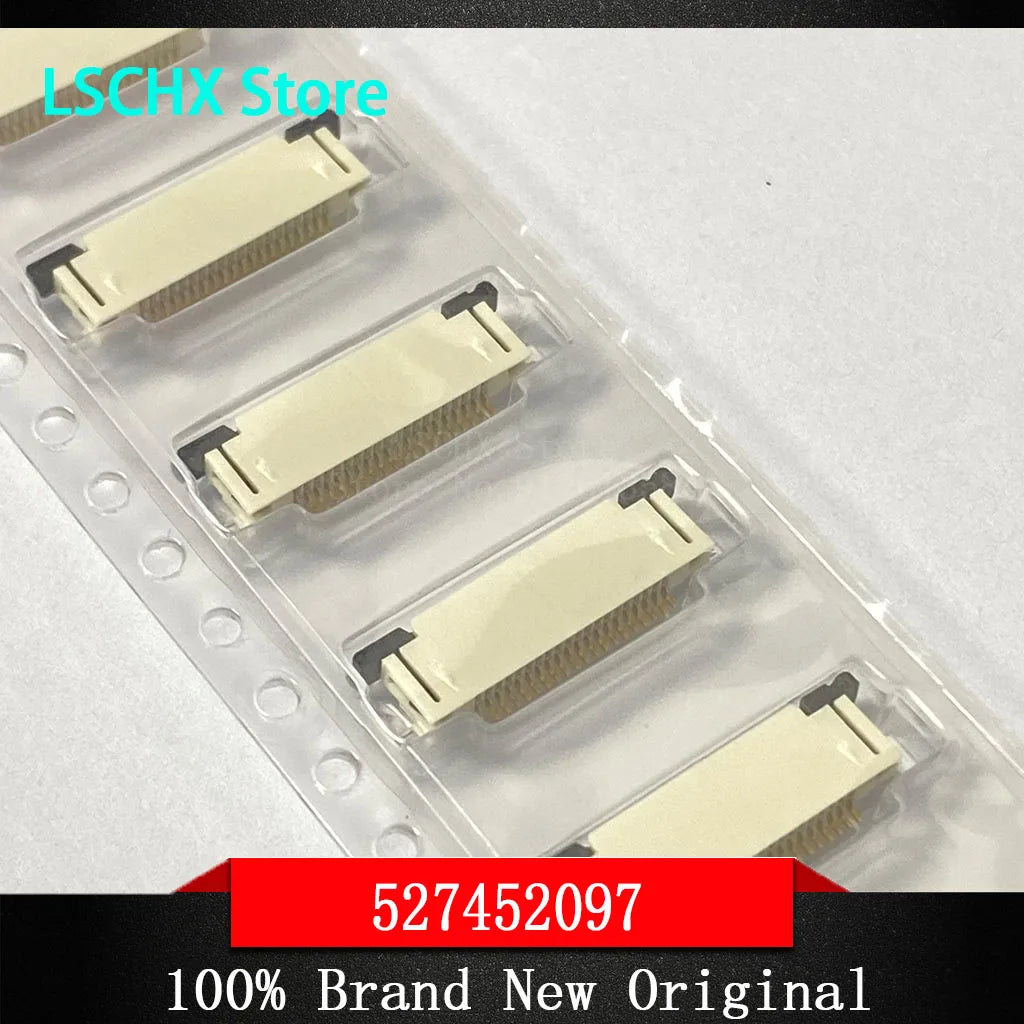 20pcs SMD SIM Card Connectors P=0.5mm Drawer Type 527452097 SMD SIM Connector Axl