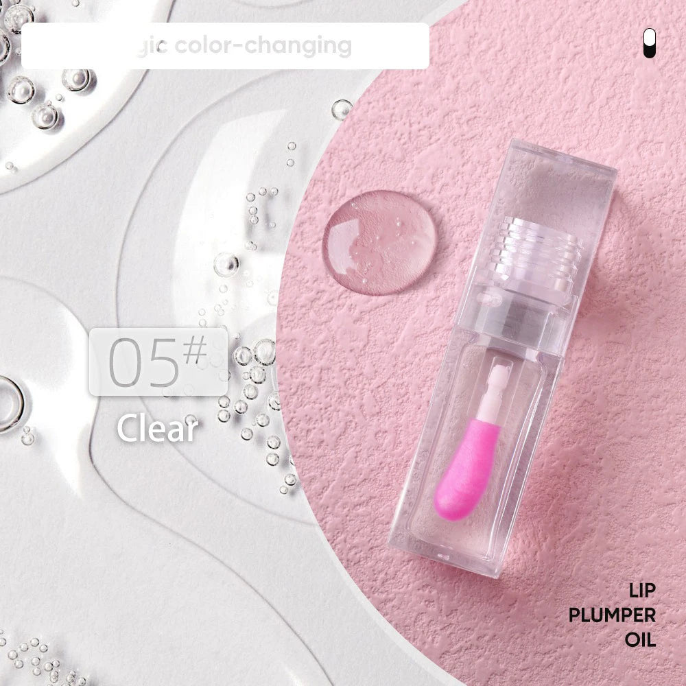 Temperature Change Lip Oil Gloss – Vegan Custom Logo 6ml Lip Oil Gloss Axl 05 10pcs with logo