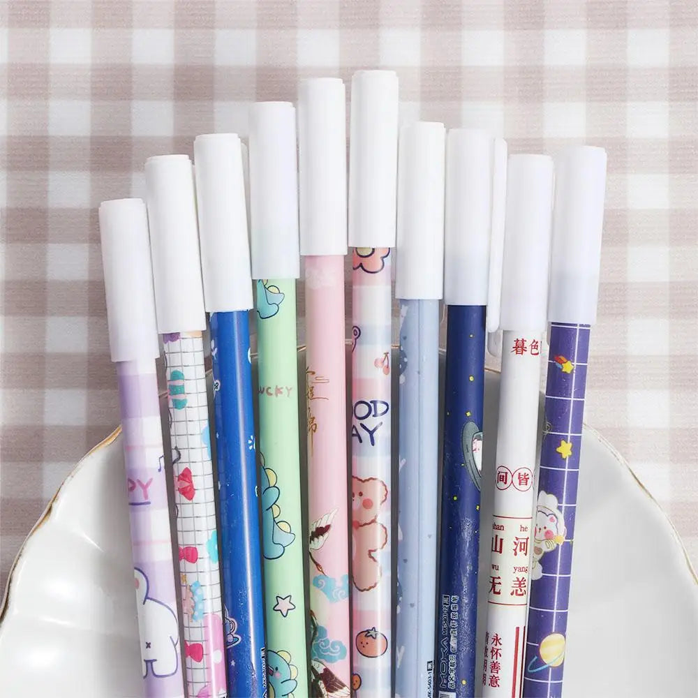 Kawaii Erasable Gel Pen 0.5mm Blue Ink – Cartoon Student Pen Erasable Gel Pen Axl
