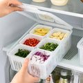 Fridge Fresh-Keeping Drain Box – Garlic Veggie Organizer Food Storage Container Axl Default Title