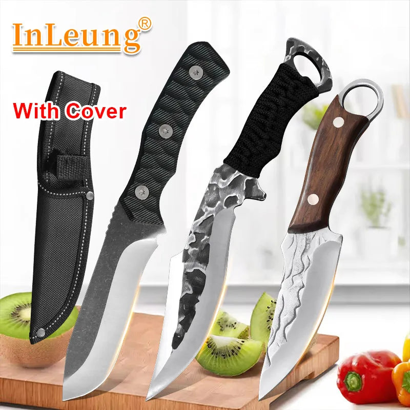 InLeung Forged Stainless Steel Boning & Chef Knife – 12cm Boning Chef Knife Axl