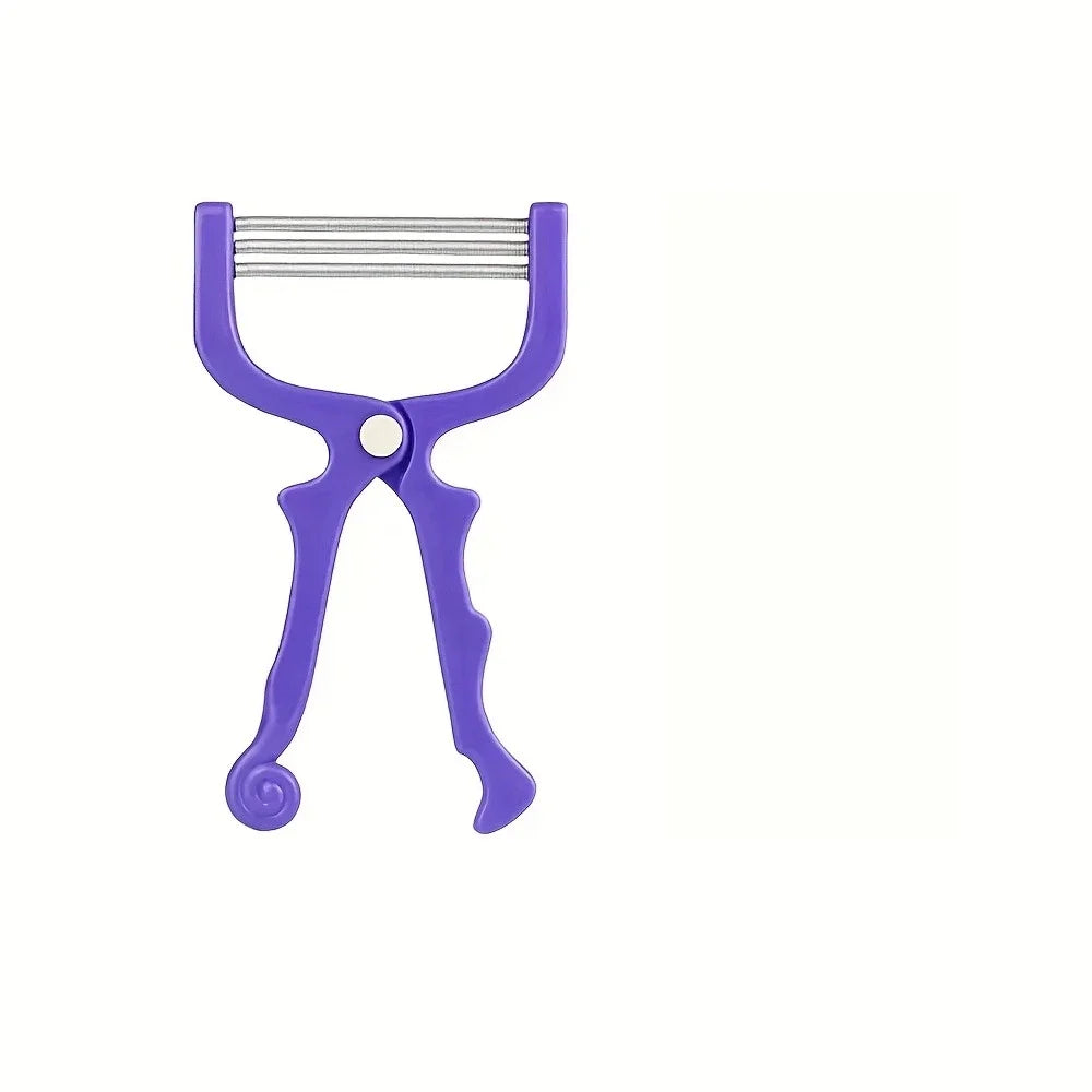 Portable Spring Facial Hair Remover Tool for Women – Manual Facial Hair Remover Axl