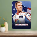 Talladega Nights Metal Poster Sign – Vintage Movie Wall Decor Metal Wall Sign Axl aluminum sign aluminum 14x20cm