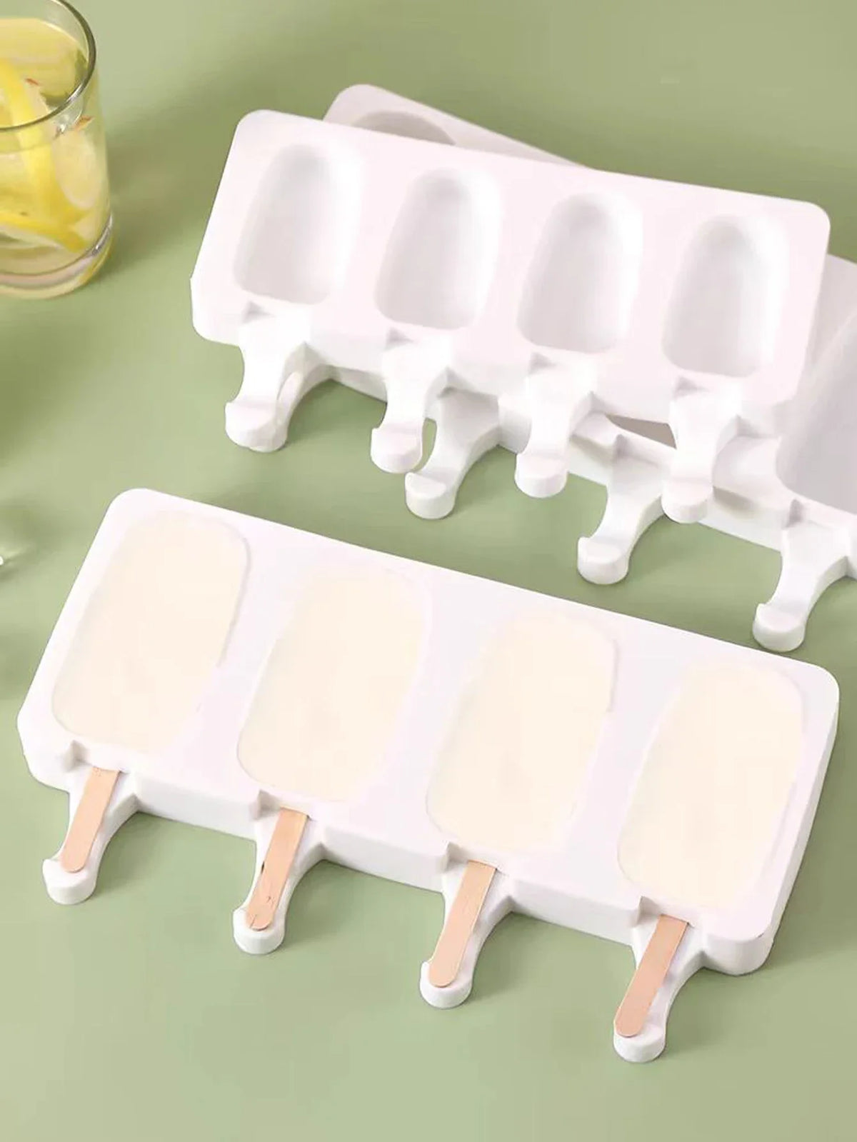 Silicone Ice Cream & Popsicle Mold – DIY Fruit Juice Ice Tray Popsicle Mold Axl
