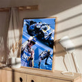 MotoGP Wall Poster – Self-Adhesive Waterproof Art Sticker Wall Art Poster Axl z3 21x30cm No Frame